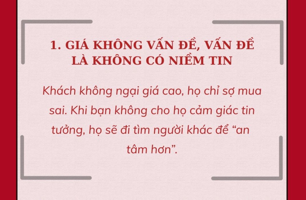10 lý do khiến khách chỉ hỏi giá rồi biến mất - Cách xử lý hiệu quả