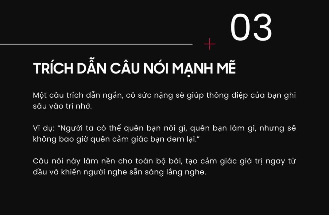 9 Cách mở đầu ấn tượng chiếm trọn sự chú ý trong 30 giây đầu