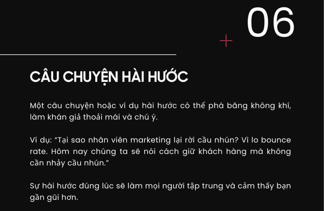 9 Cách mở đầu ấn tượng chiếm trọn sự chú ý trong 30 giây đầu