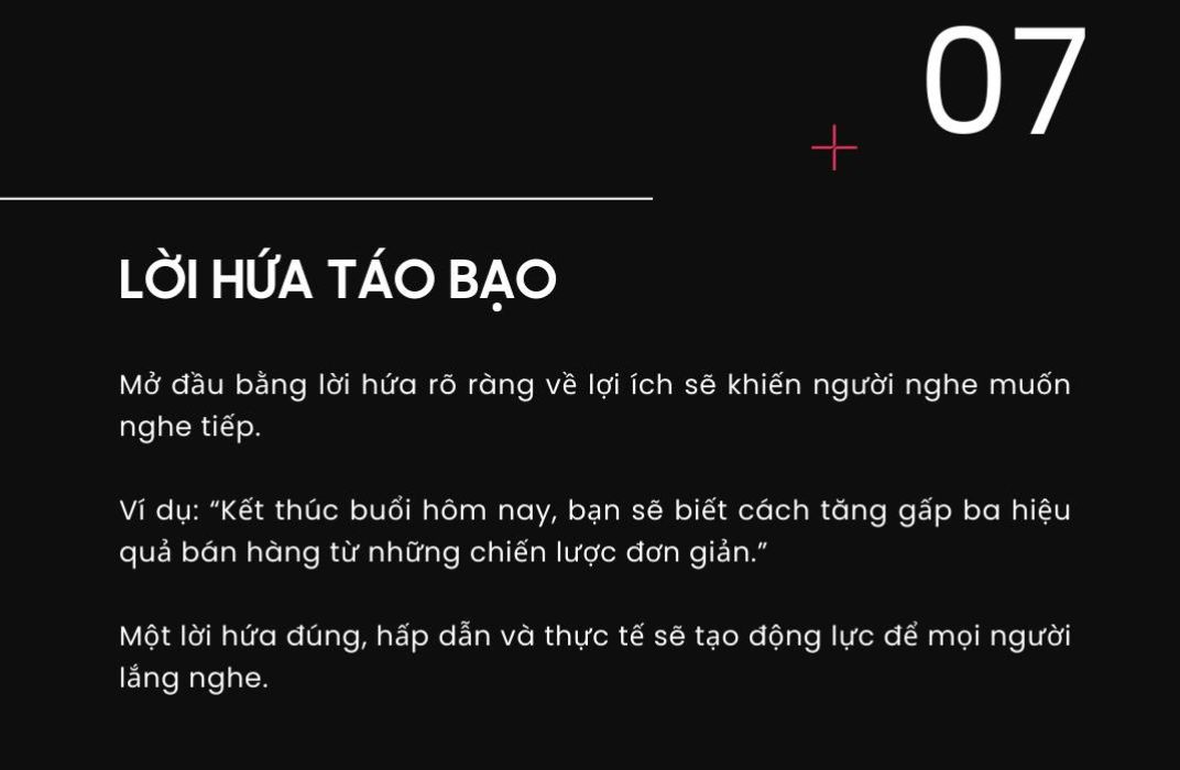 9 Cách mở đầu ấn tượng chiếm trọn sự chú ý trong 30 giây đầu