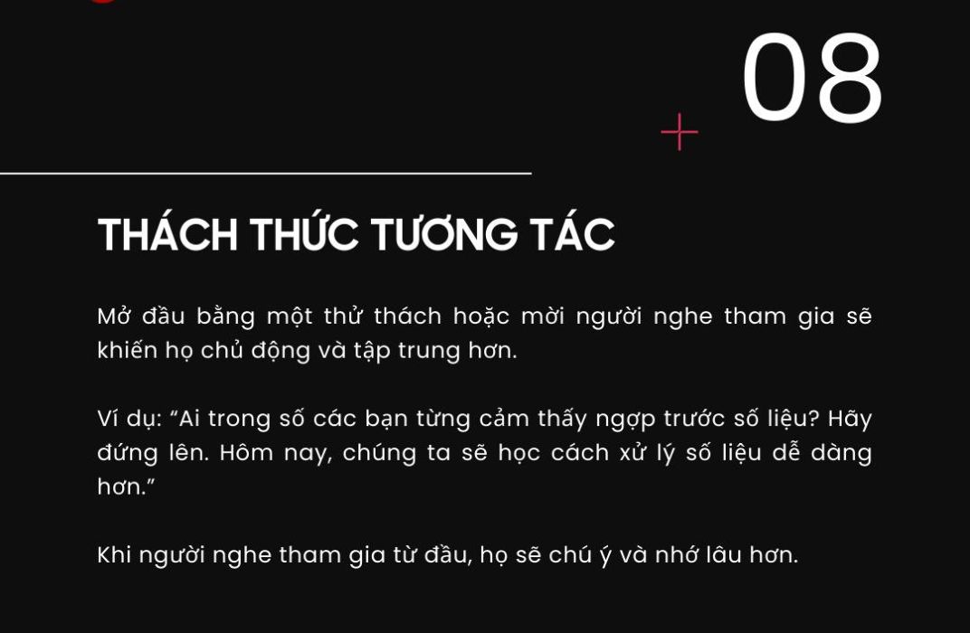 9 Cách mở đầu ấn tượng chiếm trọn sự chú ý trong 30 giây đầu