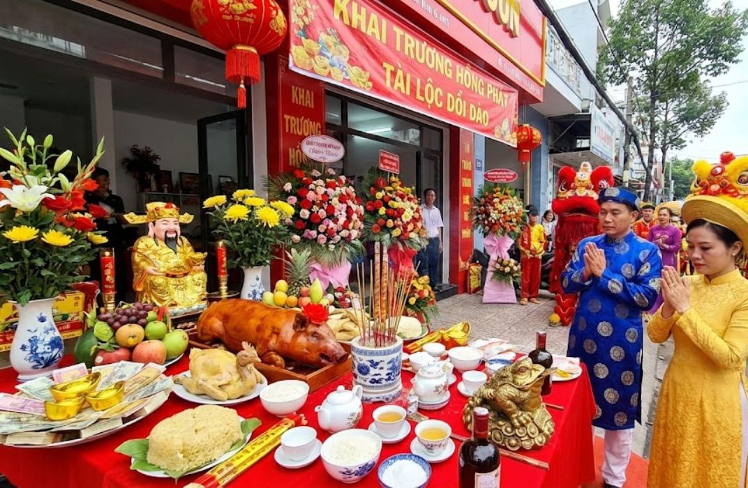 Cách cúng khai trương để thu hút tài lộc
