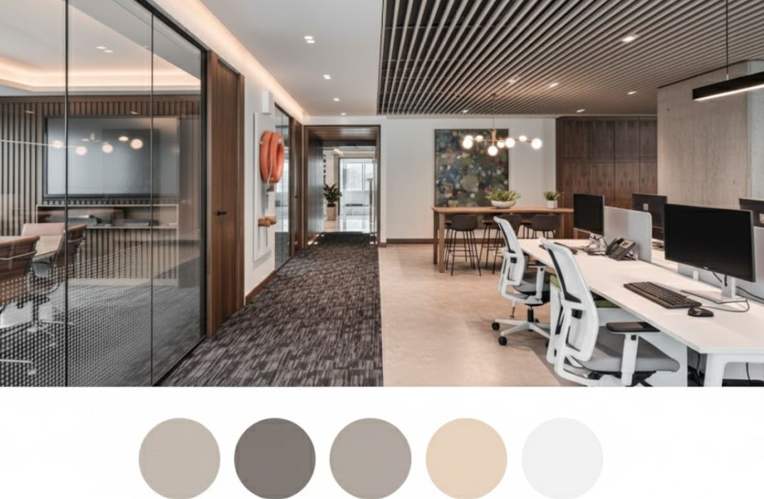 Bí quyết chọn màu sắc trong thiết kế văn phòng đẹp