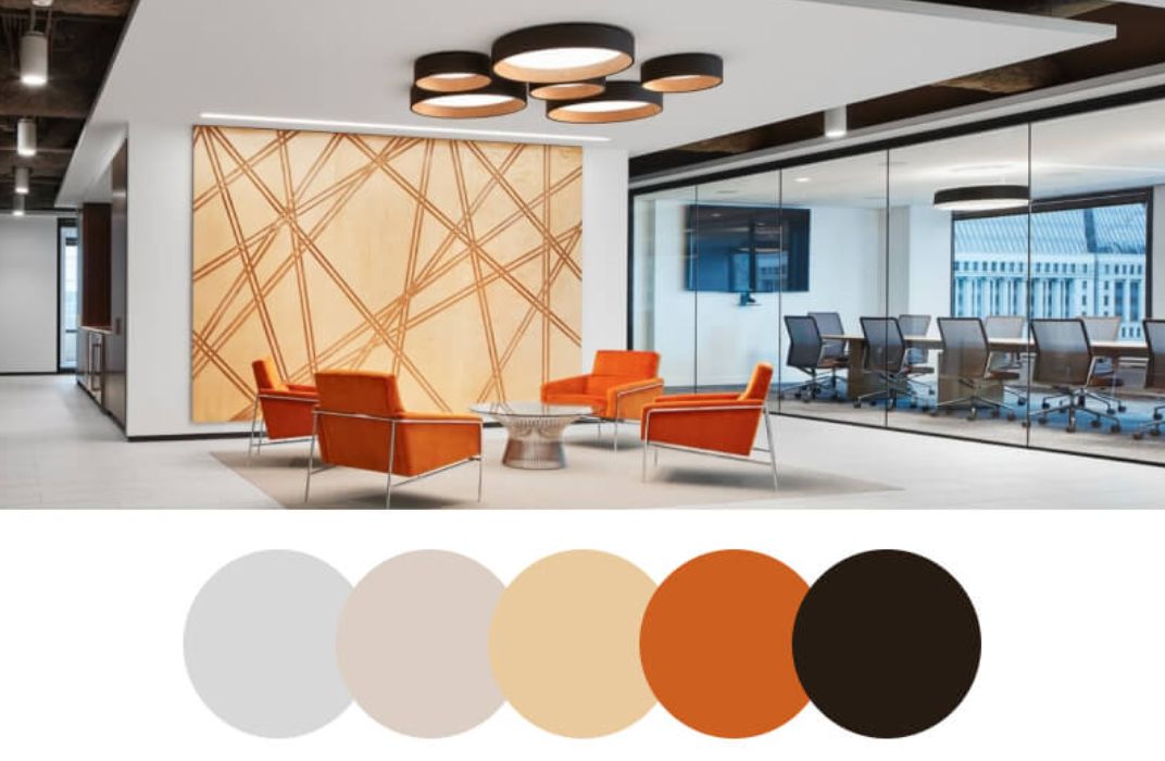 Bí quyết chọn màu sắc trong thiết kế văn phòng đẹp