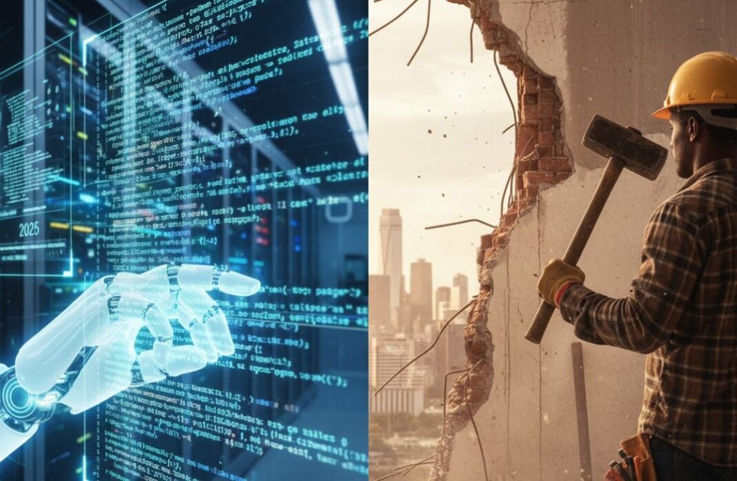 AI viết code, con người cầm búa: Sự thật việc làm ở Mỹ 2025