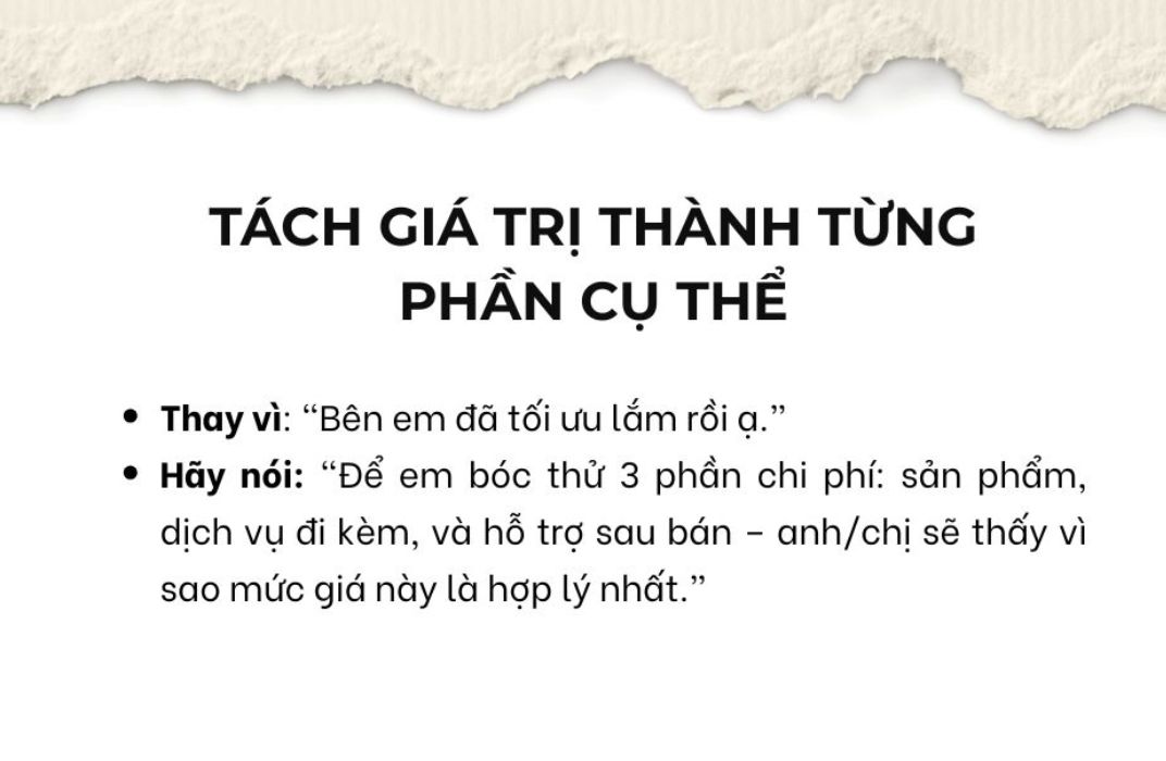 10 kịch bản trả lời thuyết phục khi khách hàng nói “bên kia rẻ hơn nhiều”