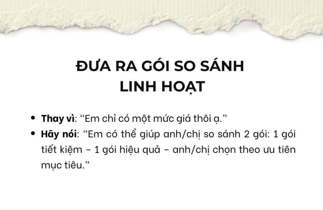 10 kịch bản trả lời thuyết phục khi khách hàng nói “bên kia rẻ hơn nhiều”
